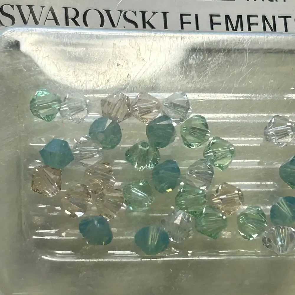 EK Success Swarovski Crystal Black Bead Mix Lot NOS
